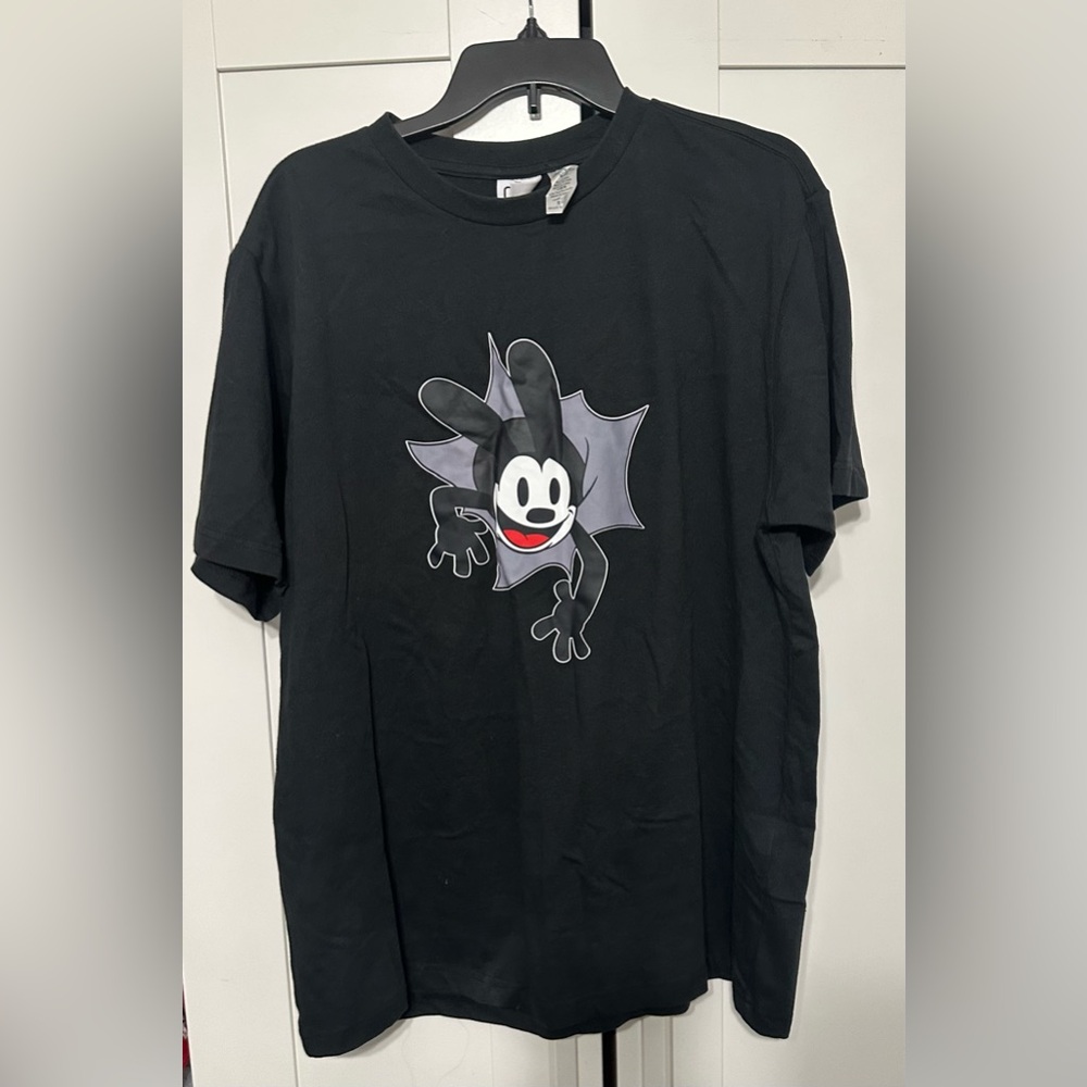 Disney Black T-Shirt with Cartoon Design